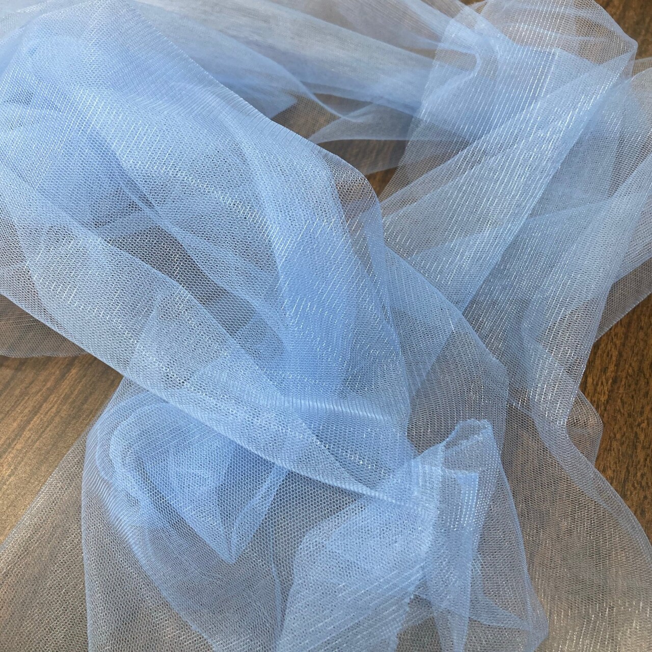 1 Yard 2-Way Stretch Nylon Net Mesh Fabric, 60" Width Lightweight Sheer Mesh for Gowns, Dancewear & Costumes